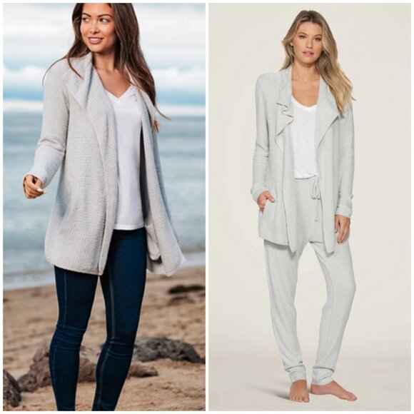 Barefoot Dreams Sweaters - 💕BAREFOOT DREAMS💕 CozyChic Lite Coastal Cardigan ~ Ocean Light Blue XS NWT